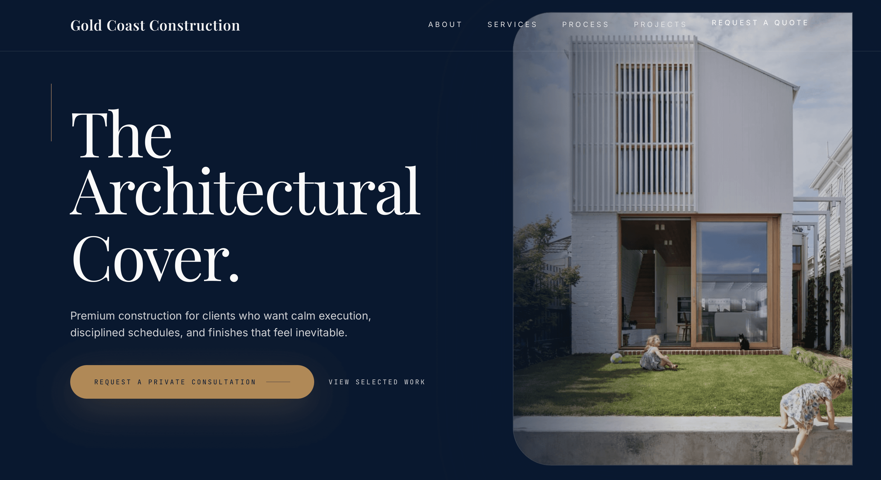 Gold Coast Construction website